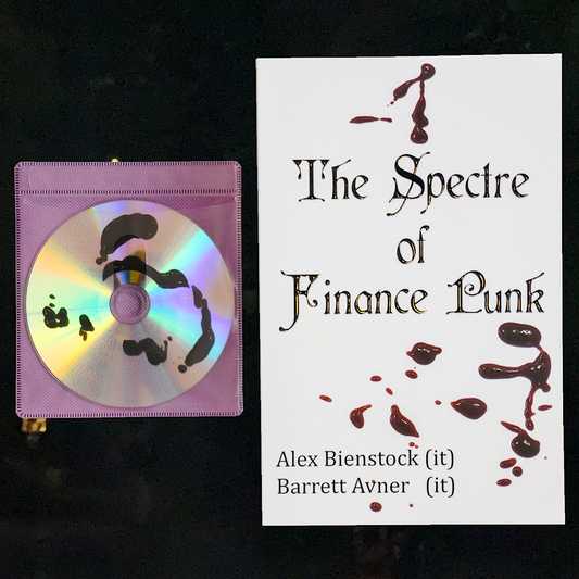 Spectre of Finance Punk Book + DVD set